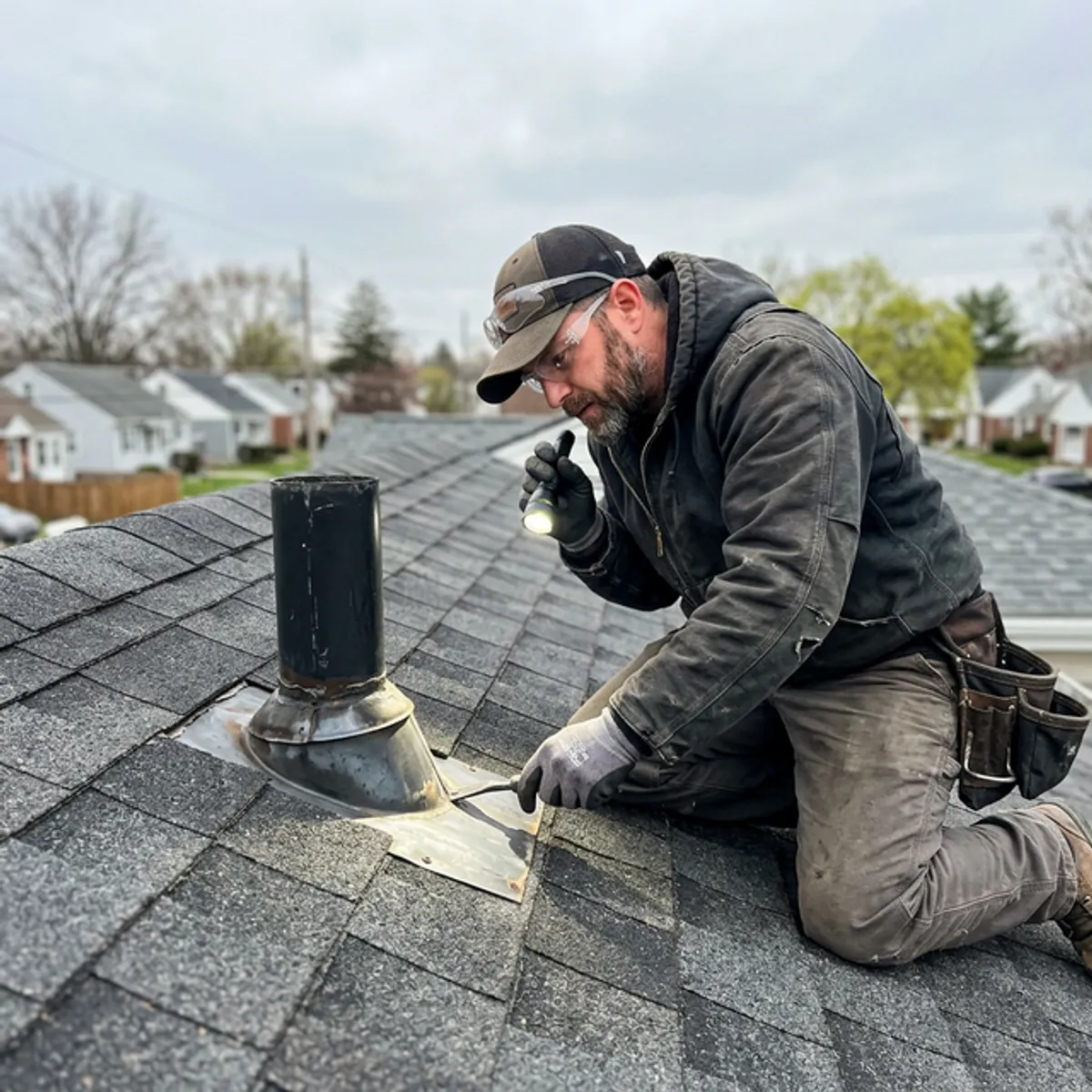 Roof inspection and quality check process